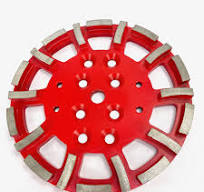 MEDIUM #60 Grit Diamond Grinding Disc 10" 250mm Plate Head for 10FG  Concrete Masonry Stone Floor Grinder