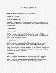 Read this administrative assistant job description sample to better understand the position requirements. Administrative Assistant Resume Job Description Personal Assistant Business Administration Png 1785x2310px Administrative Assistant Area Business Business