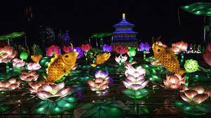 En cette période de noël, les aînés de nant ont joué aux enfants émerveillés. Un Festival De Lanternes Geantes Illumine Thoiry Et Ses Animaux