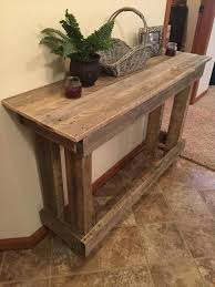 Diy Wooden Pallet Console Table Jpg 600 800 Rustic Console Tables Wood Pallet Furniture Rustic Furniture