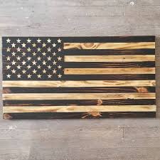 Rustic Wooden American Flag Original Charred Black And White Etsy Wooden American Flag Rustic Wooden American Flag Wood Flag