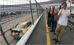 Nascar drivers do not listen to music while they're driving in a race. The Sound And The Fury And Possibly The Danger The New York Times