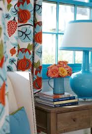 Updated 0 month 24 day ago. Turquoise And Orange Floral Drapes Design Ideas