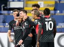 Away, 43, 15, 9, 19, 65, : Burnley Vs Liverpool Report Premier League Result Goals And Highlights The Independent