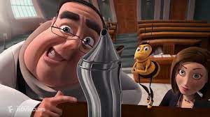 BEE movie courtroom scene but every bee is sharpened - YouTube