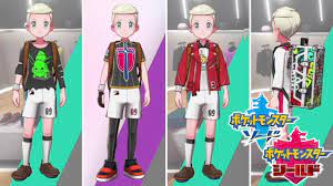 Pokemon Sword & Shield-All MALE Outfits & Costumes Unlocked  Showcase(Japanese) - YouTube
