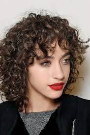 To style these curly crops, use a curl control cream or water pomade to define and hold curls. Curly Hair Fringe