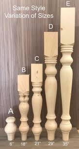 There are several options where island leg posts can be used. Kitchen Island Leg Monastery Style Unfinished Kitchen Island Leg Single Leg By Furnish Me Country Tools Home Improvement Furniture Legs