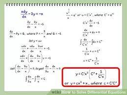 How To Solve Differential Equations Differential Equations Equations Basic Math