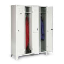 Umkleideschrank Mit Fussen 4 Abteilen 1200 X 500 X 1800 Mm Ps75549 Mit Bildern Kleiderschrank Schliessfacher Umkleide