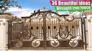 Kelebihan dan kekurangan pagar besi. 36 Contoh Model Pagar Rumah Klasik Besi Tempa Wrought Iron Fence Youtube
