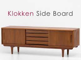 北欧デザイン家具 klokken クロッケン チーク材 サイドボード テレビボード tvボード 家具デザイン 家具 ミッドセンチュリー 家具