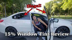 I could barely make out that something was there, and it was white. Pulled Over Twice For These Tints 15 Window Tint Review 15 Tints At Night Youtube