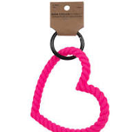 Twisted Heart Keychain