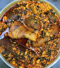 Egusi Soup with Fufu