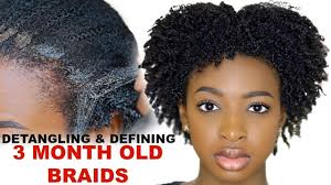 Pt 2 How To Detangle Define Natural Hair After Removing Build Up Fro Natural Hair Styles Cornrow Braid Styles Detangling Natural Hair