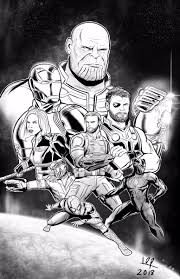 How to draw the infinity gauntlet from the avengers endgame. How To Draw Thor Avengers Infinity War Drawing For Kids