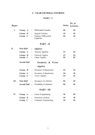 Burdwan University Syllabus Mathematics 2020 2021 Studychacha