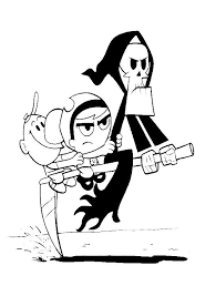 Click on the color page you would like to print or save to your computer. 7 Grim Adventures Of Billy Mandy Coloring Pages Ideas Coloring Pages Coloring Pages For Kids The Grim