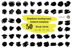Download Brush Stroke Svg Bundle Keychain Background Pattern Template 1249979 Cut Files Design Bundles