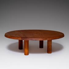 I am in the market for a new coffee table. Round Coffee Table In Solid Elm France 1960s 133849
