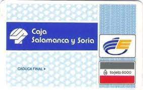 Caja de ahorros de salamanca y soria. Bank Card Caja Salamanca Y Soria Caja Salamanca Y Soria Spain Col Es T6 0008