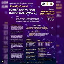 Check spelling or type a new query. Lomba Karya Tulis Nasional Avicenna Oleh Univ Muhammadiyah Purwokerto Universitas Muhammadiyah Kotabumi