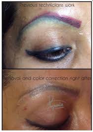 permanent makeup correction pigmenta