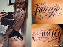 I know they are out there.i was just wondering if you knew of any! Allison Green Writing Butt Tattoo Steal Her Style