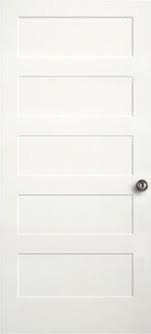 Primed Shaker Series Primed Five Panel Doors Interior