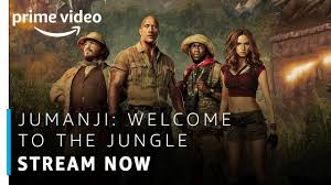 Jumanji Welcome To The Jungle Dwayne Johnson Hollywood Movie Stream Now Amazon Prime Video Youtube