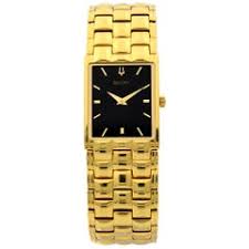 This is a chunky band men's bulova diamond quartz watch. Bulova Gold Watches 29 For Sale On 1stdibs