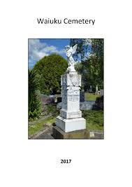 NZSG Franklin : Waiuku Cemetery