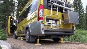 Self leveling jacks for class c rv. E P Hydraulic Leveling In Our Class B Van Level At Last Youtube