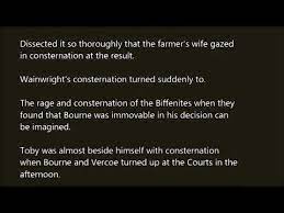 Example sentences with the word consternation. Consternation Word In Sentence With Pronunciation Youtube