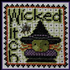 Original cross stitch designs by marj hinz. Hinzeit Wicked Witch With Charm Cross Stitch Pattern 123stitch