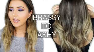First, i want to say that warm blondes do not have to mean brassy. Brassy To Ashy Diy How To Tone Your Hair With Shampoo Youtube