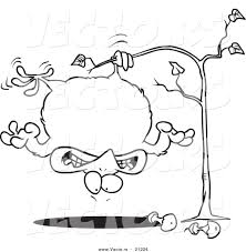 Dejah breitenberg may 4, 2019. Vector Of A Cartoon Fat Partridge Hanging Upside Down In A Pear Tree Coloring Page Outline By Toonaday 21226