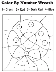 Search through more than 50000 coloring pages. Christmas Color By Numbers Best Coloring Pages For Kids