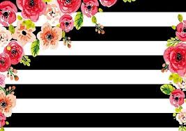 Black And White Stripes With Flowers Background Photo Backdrop Photography Backdrops Vinyl Photography Backdrops Alternative Backdrops Photography Backdrops Christmas Photography Backdrops Birthday Backdrop