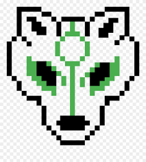 Click the align art to pixel grid on creation and transformation ( ) icon in control panel. Green Lantern Wolf Wolf Pixel Art Grid Clipart 1759530 Pinclipart