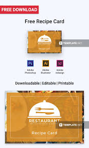 Free Recipe Card Template Recipe Cards Template Recipe Cards Free Food