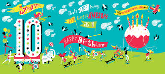 Send the gift of funny this year & it won't end up in the trash! Valentine Card Design Happy Birthday Card 10 Years Old