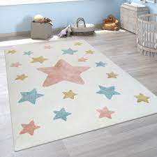 Kinder teppich jugend teppich modern stern design kinderzimmer von teppich mit sternen kinder spiel teppich sterne grau teppiche kinder und spielteppiche von teppich mit sternen. Kurzflor Kinderteppich Sternen Design Beige Teppichcenter24