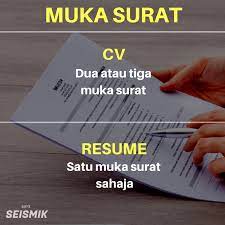 Mengenal apa itu cv (curriculum vitae). Ini 6 Point Penting Untuk Buat Resume Terbaik Sebelum Apply Kerja