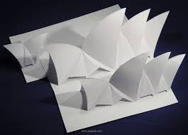 Sydney Opera House Origami Architecture Origami Pop Up