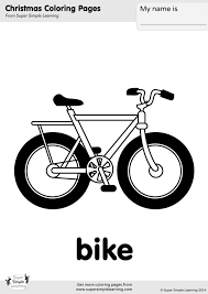 There are three main categories of colors: Bike Coloring Page Super Simple