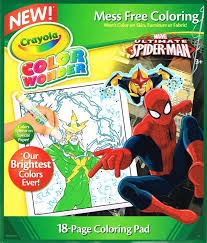 Crayola color wonder avengers 18 page book and markers from crayola color wonder avengers 18 page book and markers Ultimate Spider Man Color Wonder Refill Crayola In Comics Books Book Of The Month Club Spiderfan Org