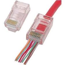 Push the wires firmly into the plug. Electriduct Ez Rj45 And Rj11 12 Plug Connectors