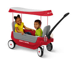 The radio flyer wagon canopy is the perfect way to keep your kids cool and protected on sunny days. 3 In 1 Deluxe Grandstand Kids Wagon With Canopy Radio Flyer